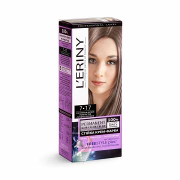 Стойкая крем-краска для волос LERINY Permanent Hair Color Cream 7.17 Пепельный средне-русый, 115 мл Стойкая крем-краска для волос LERINY Permanent Hair Color Cream 7.17 Пепельный средне-русый, 115 мл