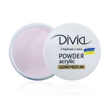 Акриловая пудра для ногтей Divia Acrylic Powder Slow/Medium, AS17 True Pink, 18 г (Di1807) Акриловая пудра для ногтей Divia Acrylic Powder Slow/Medium, AS17 True Pink, 18 г (Di1807)