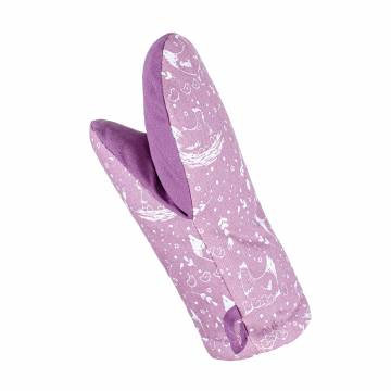 Перчатка кухонная Home Line Курочки, лиловая/махровая сирень, 16*28 см (полупанама) (182679) Перчатка кухонная Home Line Курочки, лиловая/махровая сирень, 16*28 см (полупанама) (182679)