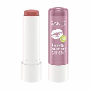 Тонирующий био-бальзам для губ Sante Smooth Color Kiss Tinted Lip Balm 02 Soft Berry, 4.8 г