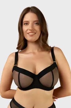 Женский черный бюстгальтер Черный 75G brabrabra SLZ27901105