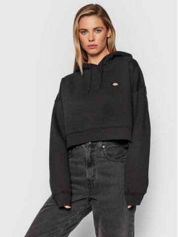 Dickies Світшот Oakport DK0A4XJTBLK Чорний Cropped Fit Dickies Світшот Oakport DK0A4XJTBLK Чорний Cropped Fit