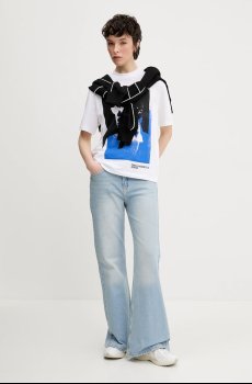Хлопковая футболка Karl Lagerfeld Jeans