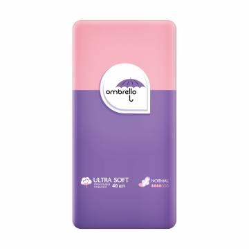 Прокладки для критических дней Ombrello Ultra Soft Normal, 40 шт