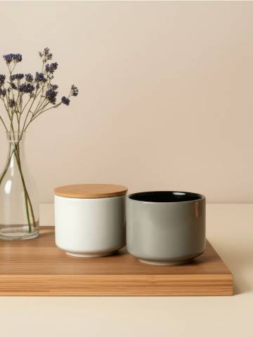 Контейнери для їжі, 3 шт. - чорний