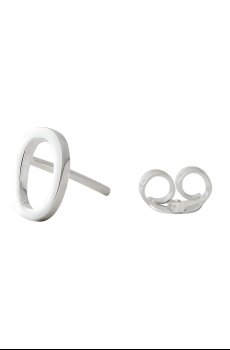 Серебряная серьга Design Letters