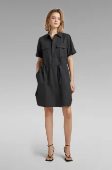 Женское черное платье Millery pockets dress Черный S G-Star RAW D22858,D123