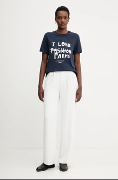 Хлопковая футболка Weekend Max Mara CLOWN