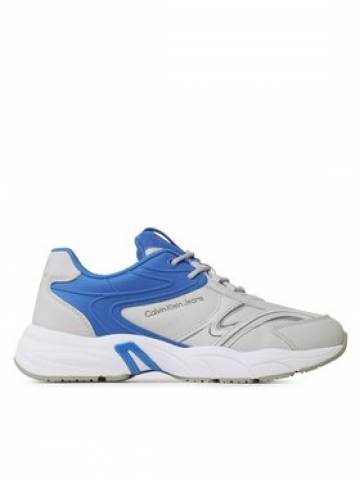 Calvin Klein Jeans Снікерcи Retro Tennis High/Low Frequency YM0YM00637 Сірий Calvin Klein Jeans Снікерcи Retro Tennis High/Low Frequency YM0YM00637 Сірий