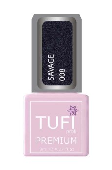 Уценка! Гель-лак для ногтей Tufi profi Premium Savage 008 Светоотражающий круиз по Нилу, 8 мл