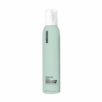 Несмываемый мусс Mood Ultra Care Mousse для обесцвеченных и химически обработанных волос, 200 мл Несмываемый мусс Mood Ultra Care Mousse для обесцвеченных и химически обработанных волос, 200 мл