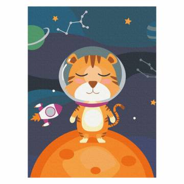 Картина за номерами Brushme Тигренятко космонавт (KBS0102) Картина за номерами Brushme Тигренятко космонавт (KBS0102)