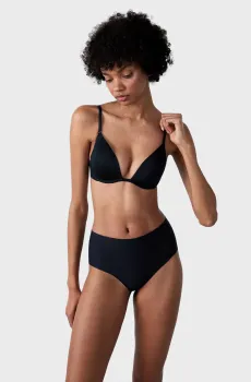 Женский черный бюстгальтер PURE FIT WE CARE Черный 80B Etam 6541137