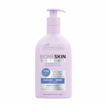 Увлажняющее молочко + сыворотка для тела 2 в 1 Bielenda Biome Skin Expert Moisturizing Body Milk + Serum, 350 мл Увлажняющее молочко + сыворотка для тела 2 в 1 Bielenda Biome Skin Expert Moisturizing Body Milk + Serum, 350 мл
