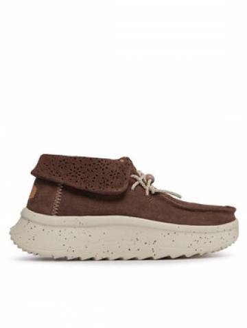 Hey Dude Туфлі Wendy Peak Fold Boot Suede 40256-204 Коричневий Hey Dude Туфлі Wendy Peak Fold Boot Suede 40256-204 Коричневий