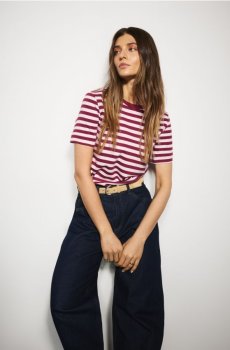 Reserved - Футболка з мерсеризованої бавовни - пастельний рожевий - 2292T-03X