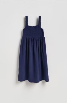 Reserved - Муслінова сукня міді - темно-синій - 509IY-59X