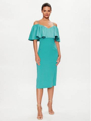 Pinko Коктейльна сукня La Carlota 100034 A0GI Зелений Regular Fit Pinko Коктейльна сукня La Carlota 100034 A0GI Зелений Regular Fit