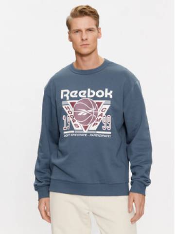 Reebok Світшот Basketball IL2005 Голубий Regular Fit Reebok Світшот Basketball IL2005 Голубий Regular Fit