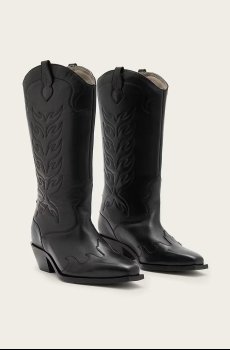 Кожаные полусапоги AllSaints DOLLY BOOT