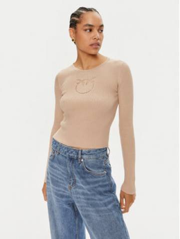 Pinko Светр Kenzia 103305 A1KW Бежевий Slim Fit Pinko Светр Kenzia 103305 A1KW Бежевий Slim Fit