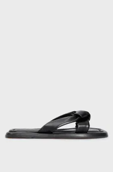 Женские черные слайдеры Черный 37 Arezzo A1255800010001U