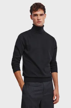 Мужской черный гольф Черный M SPRINGFIELD 1402511