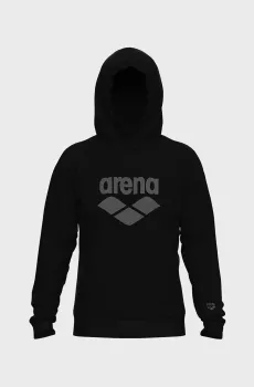 Мужское черное худи BRUSHED SWEAT LOGO Черный S Arena 007684-500