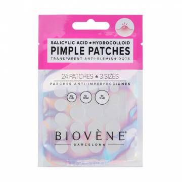 Патчи для лица Biovene Pimple Patches Transparent Anti-Blemish Dots против воспалений, 24 шт