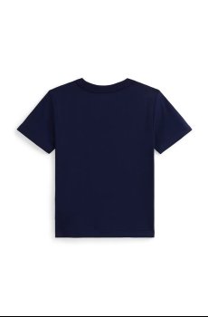 Детская хлопковая футболка Polo Ralph Lauren