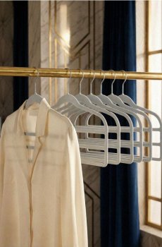 Вішалки, 3 шт. - сірий