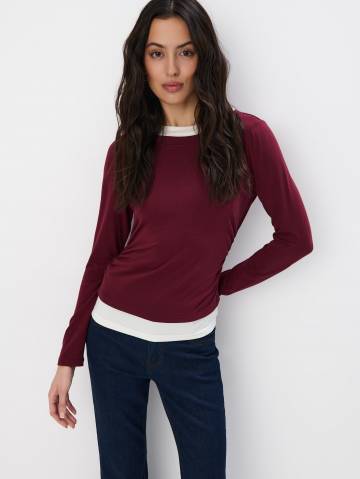 Mohito - Блузка basic - каштановий - XL Mohito - Блузка basic - каштановий - XL