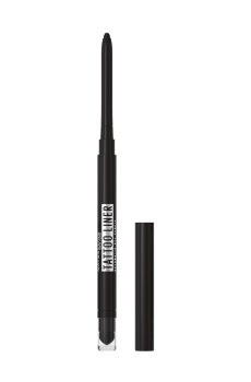 Автоматический стойкий гелевый карандаш для век Maybelline New York Tattoo Liner Automatic 010 Черный, 1 г