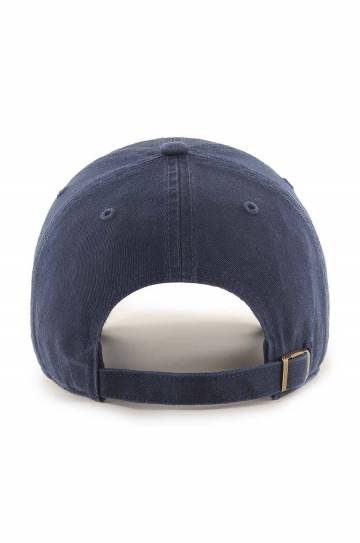 Хлопковая кепка 47 brand MLB Los Angeles Dodgers цвет синий с аппликацией