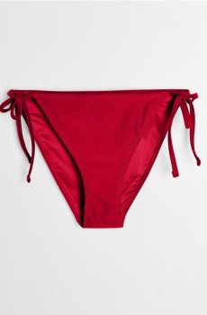 Низ бікіні, що зав’язується з боків - червоний