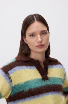 Reserved - Джемпер з коміром - різнобарвний - 238IW-MLC