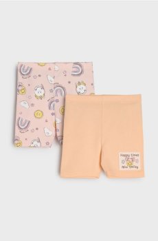 Короткі легінси 2 упаковки - мандариновий