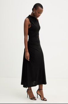 BOSS платье из вискозы Eylai