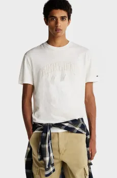 Мужская белая футболка TJM REG VINTAGE Белый L Tommy Jeans DM0DM20356