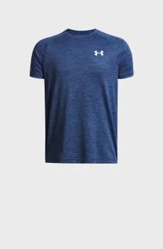 Детская темно-синяя футболка UA Tech 2.0 SS Синий 14 Under Armour 1363284-402