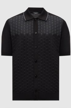 Черный кардиган с короткими рукавами