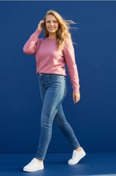 Mom fit джинси plus size - синій