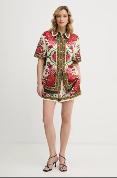 Рубашка с добавлением льна Farm Rio