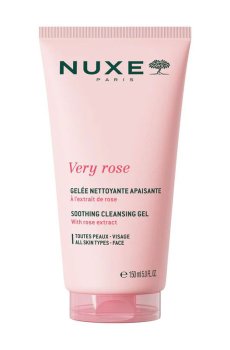 Успокаивающий очищающий гель для лица Nuxe Very Rose Soothing Cleansing Gel, 150 мл