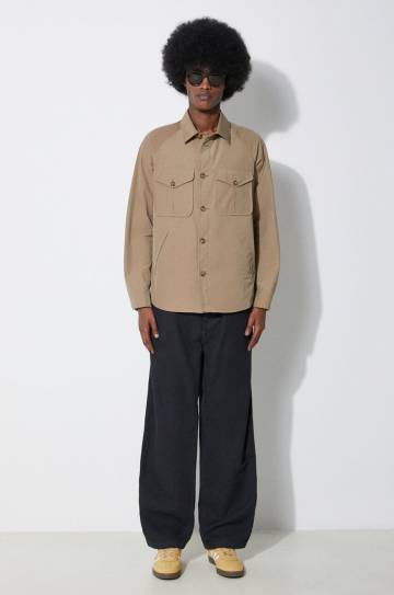 Куртка Baracuta Shirt Jacket Br Cloth мужская цвет бежевый переходная BRCPS1044 Куртка Baracuta Shirt Jacket Br Cloth мужская цвет бежевый переходная BRCPS1044