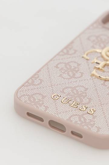Чехол на телефон Guess Iphone 14 6,1" цвет розовый Чехол на телефон Guess Iphone 14 6,1" цвет розовый