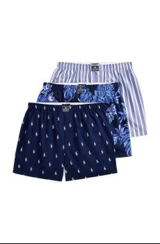 Хлопковые боксёры Polo Ralph Lauren 3 шт