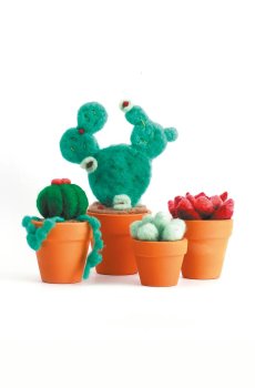 Набор "Сделай сам" шерстяная игрушка Graine Creative Laine Cardee Jardin