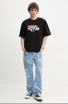 Хлопковая футболка Fiorucci Curly Lollipop Logo Boxy T-Shirt