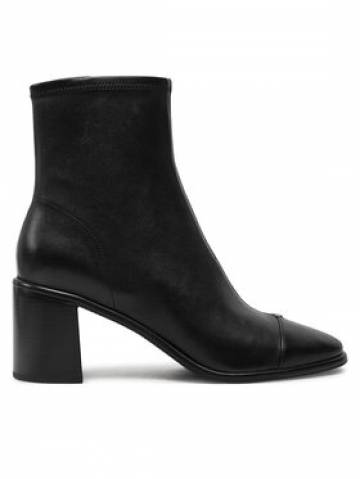 Tory Burch Ботильйони Cap Toe Heel 159425 Чорний Tory Burch Ботильйони Cap Toe Heel 159425 Чорний